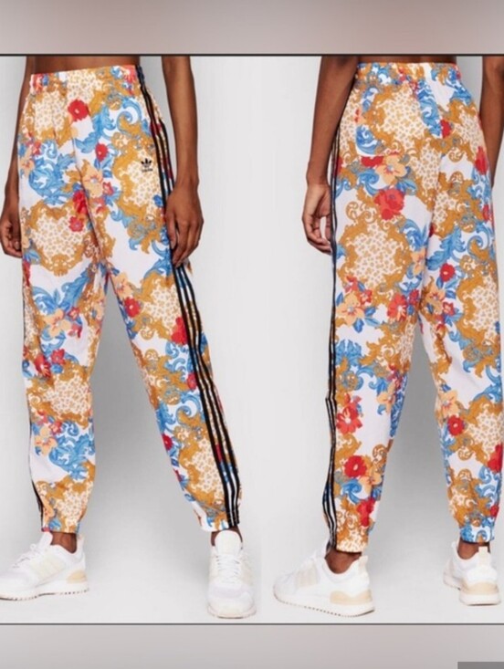 adidas Pants - adidas X HER London studio Collab Multicolor Floral Track Pants